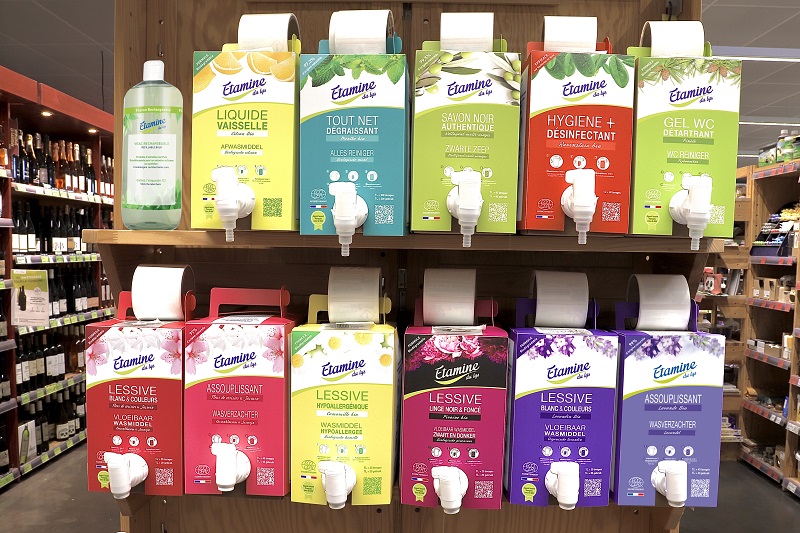 Bidon de lessive en vrac