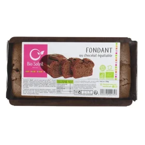 fondant au chocolat noir bio